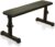 Generic Height Adjustable Utility Flat 300 lbs Capacity Weight Bench For Strength Training And Ab Exercises, Black