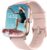 Smart Watch for Men Women (Answer/Make Calls) 1.8″ Touch Screen Fitness Tracker for iPhone/Android IP68 Waterproof Alexa Heart Rate/Sleep/SpO2 Monitor 110+ Sports Modes Activity Tracker Watch (Pink)