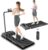 2 in 1 Walking Pad Treadmill, Foldable Treadmills with Handle Bar, 2.5HP Portable Folding Treadmill with Remote Control, Under Desk Treadmill for Home Office, Small Treadmill, 300lb