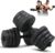 BLKMTY Adjustable Dumbbell Set 66lbs Dumbbells 2 In 1 Free Weights Dumbbells Sets Dumbbells Weights Set with Anti-Slip Handle Workout Dumbbell Home Gym Fitness Equipment for Men Women, Black